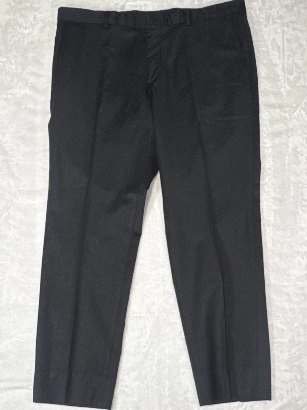 Hugo Boss Black Dress Pants Men’s 38R Flat Front Tailored Trousers
